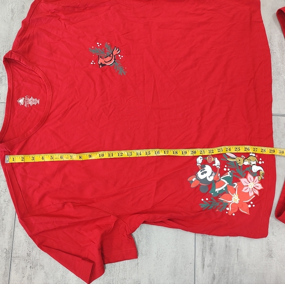 Disney Parks Women's Red Minnie Mouse Christmas Pajama Set 3XL NWT - Picture 9 of 13